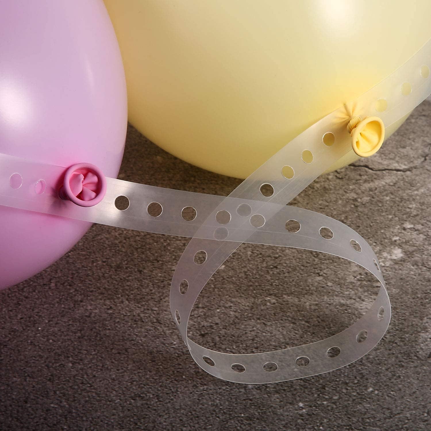 15m Balloon Arch Strip Tape Clear Balloon Garland Kit for Wedding Party Decorations, Large