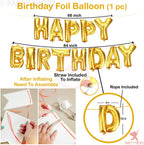 Golden Birthday Balloon Kit – 25Pcs