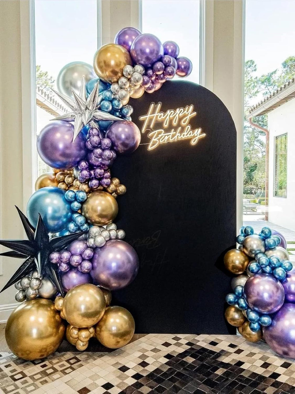 Metallic Gold Balloons 12 inch, 50 Pack Chrome Gold Latex Party Balloons Helium Quality for Birthday Graduation Baby Shower Wedding Party Decorations (with Gold Ribbon)