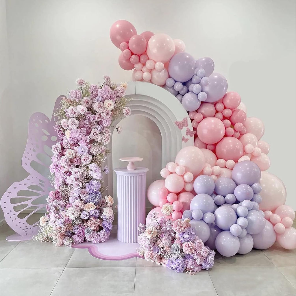 Pink Balloons - 12 Inch, 50 Pack Light Pink Latex Party Balloons with Pink Ribbon for Birthday, Graduation, Bridal, Baby Shower, Gender Reveal & Princess Parties