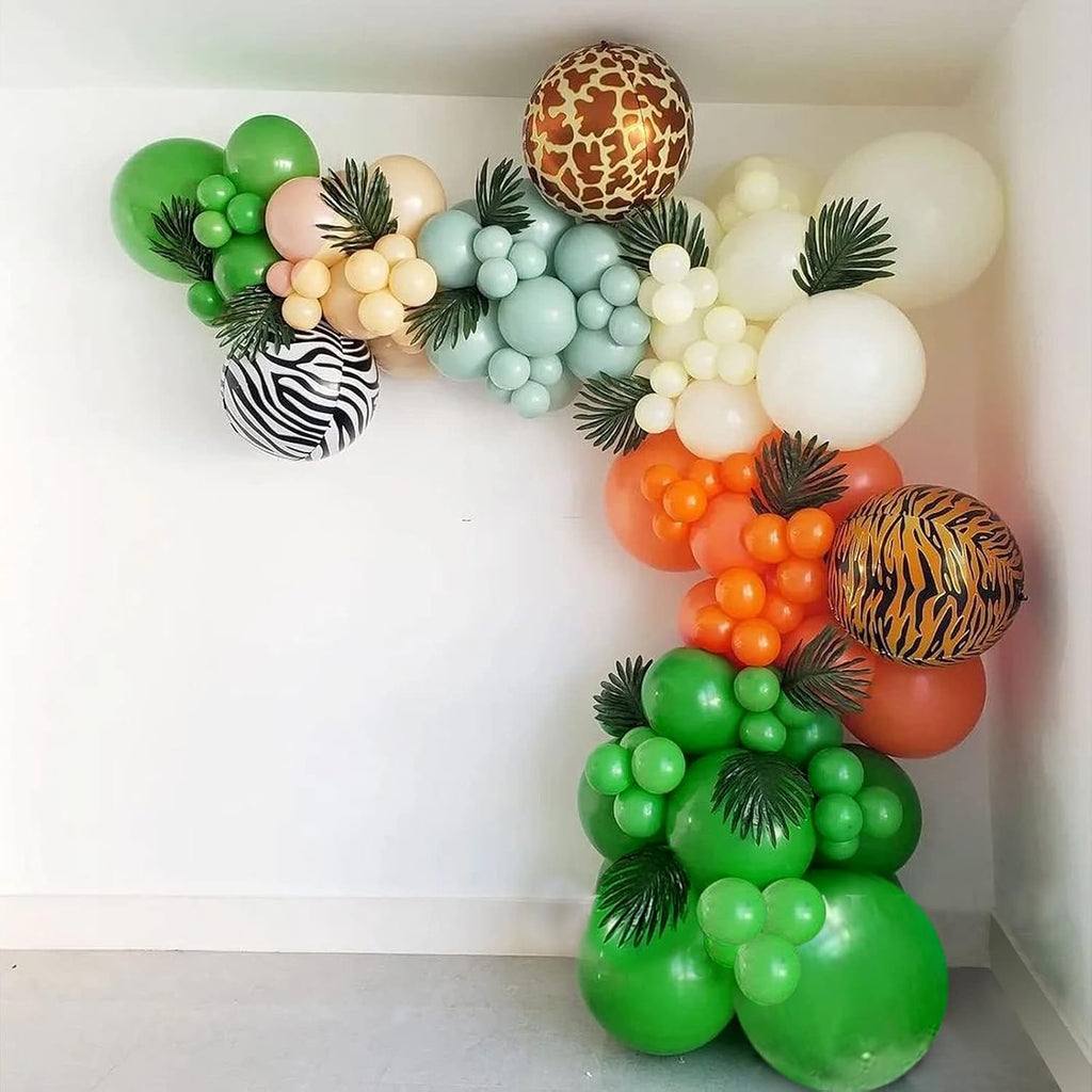 Green Balloons 12 inch, 50 Pack Green Latex Party Balloons Helium Quality for Birthday Graduation Baby Shower Jungle Christmas Party Decorations (with Green Ribbon)
