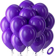 12 Inch Green Latex Balloons, 100 Pcs with 1 Ribbon for Parties