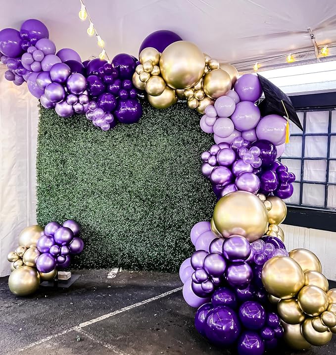 12 Inch Green Latex Balloons, 100 Pcs with 1 Ribbon for Parties