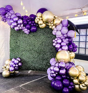 12 Inch Green Latex Balloons, 100 Pcs with 1 Ribbon for Parties
