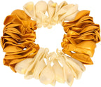 50 12-inch Latex Balloons, 25 Pearlized Pearlescent Gold+25 Transparent with Confetti Large Thick Big Round Shining Biodegradable Bulk Helium Gas Air Inflated Kids Birthday Wedding Party Decorations