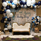 Party Balloons 12 inch 60 Pcs Latex Blue Balloons Gold Balloon Silver Balloon White Balloons Birthday Balloons Helium Balloons Baby Shower Party Decoration â€¦