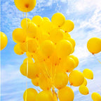 Yellow Balloons Latex Party Balloon - 50 Pack 12 inch Round Helium Balloons for Birthday Wedding Baby Shower Sunflower Honeybee Theme Party Decorations