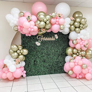 12 Inch Green Latex Balloons, 100 Pcs with 1 Ribbon for Parties
