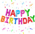 Rainbow Happy Birthday Balloon Banner - 16 Inch | Rainbow Balloons for Happy Birthday Decorations | Kids Theme Birthday Decorations |