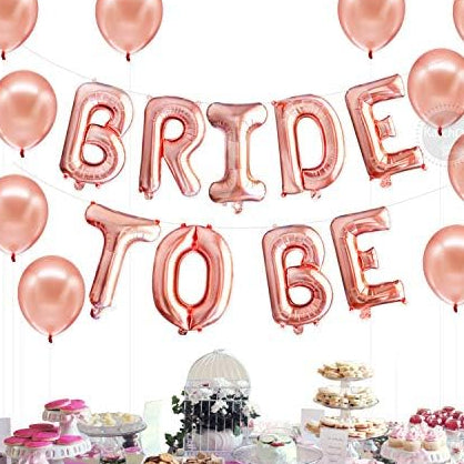 Rose Gold Bride To Be Balloons – 16”