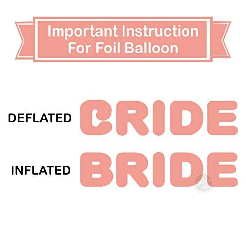 Rose Gold Bride To Be Balloons – 16”