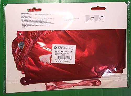 I Love You Red Letter Balloons – 8 Pcs