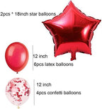 Red Happy Birthday Balloons