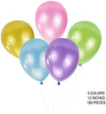 Pearl Metallic Latex Balloons 12”100pcs