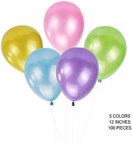 Pearl Metallic Latex Balloons 12”100pcs