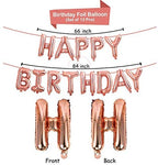Rose Gold Birthday Decoration Kit – 24 Pcs