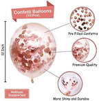 Rose Gold Birthday Decoration Kit – 24 Pcs
