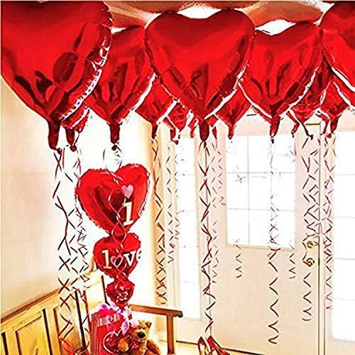 Red Heart Party Balloons – 20pcs