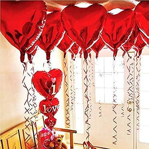 Red Heart Party Balloons – 20pcs