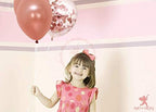 18 Pcs Rose Gold Confetti Balloons Set