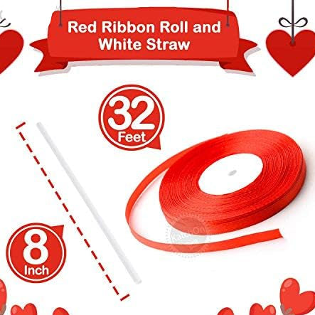 Red White Confetti Balloons – 40pcs