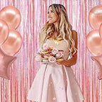Rose Gold Birthday Balloons – Large