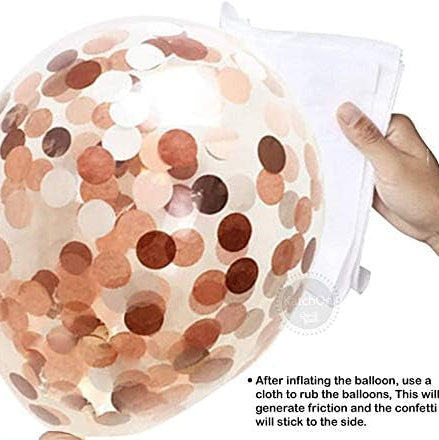 Rose Gold Metallic Balloons –30pcs
