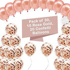 Rose Gold Metallic Balloons –30pcs