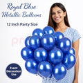 Propsicle Blue Metallic Balloons 50pcs