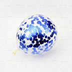 Blue Confetti Balloons – 24 Pcs