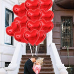 Red Heart Balloons Pack – 12 Pcs