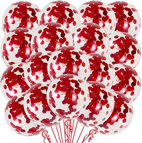 Red Confetti Balloons – 30pcs
