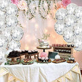Silver Confetti Balloons – 12 Inch, 30 Pcs Party Pack