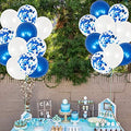 Navy Blue & White Balloon Decoration Set