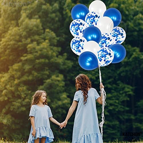 Navy Blue & White Balloon Decoration Set