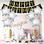 Silver Star Foil Balloons – 18” 6pcs