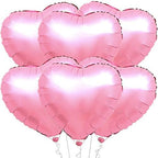 Pink Heart Balloons – Pack of 6 (18)