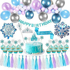 Frozen Elsa Birthday Decor Kit – 103 Pcs