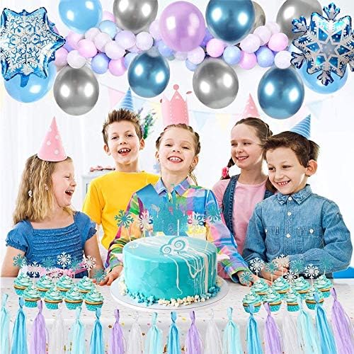Frozen Elsa Birthday Decor Kit – 103 Pcs