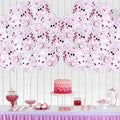 Pink White Confetti Balloons – 30 Pcs