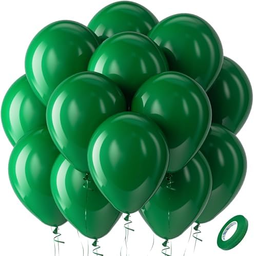 Premium Dark Green Balloons 100pcs