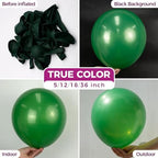 Premium Dark Green Balloons 100pcs