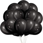 Smartberry Black Latex Party Balloons