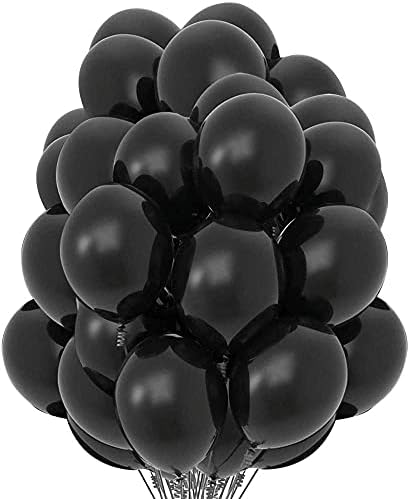 Smartberry Black Latex Party Balloons