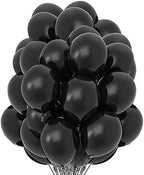 Smartberry Black Latex Party Balloons