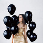 Smartberry Black Latex Party Balloons