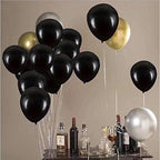 Smartberry Black Latex Party Balloons