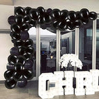Smartberry Black Latex Party Balloons