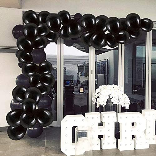 Smartberry Black Latex Party Balloons