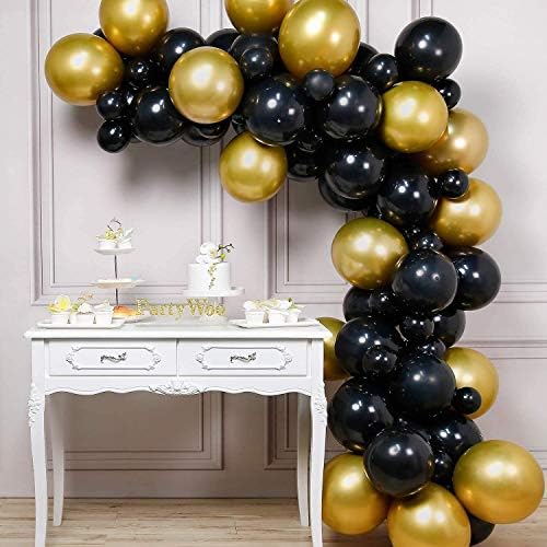Smartberry Black Latex Party Balloons